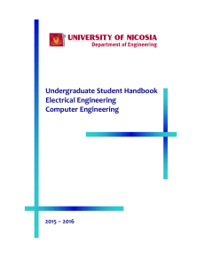 Undergraduate Student Handbook Electrical Engineering Computer