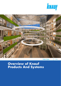 Overview of Knauf Products And Systems