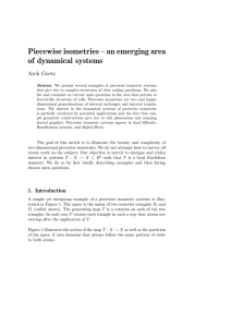 an emerging area of dynamical systems