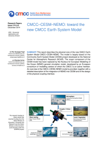 CMCC–CESM–NEMO: toward the new CMCC Earth System Model