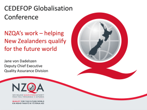 Helping New Zealanders qualify for the future world