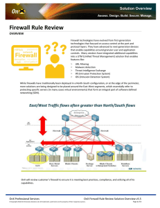 Firewall Rule Review - OnX Enterprise Solutions