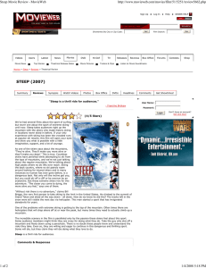 Steep Movie Review - MovieWeb