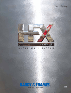 HFX Hardy Frame catalog - Building in California