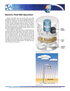 Electric Field Mill Operation