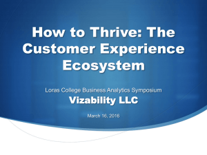 How to Thrive: The Customer Experience Ecosystem