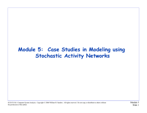 Stochastic Activity Networks