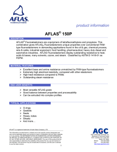 AFLAS® 150P Product Information datasheet