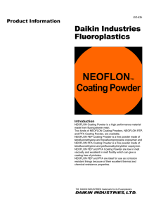 NEOFLON Coating Powder