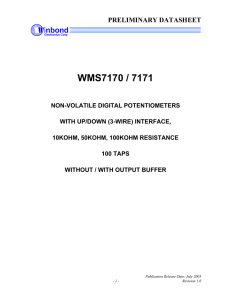 WMS7170 / 7171 - Digi-Key