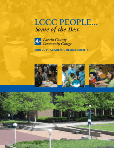 Curriculum Guides - Lorain County Community College
