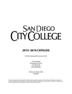 2015–2016 catalog - Student Web Services at SDCCD