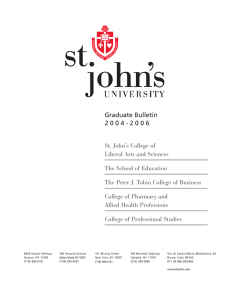 2004-2006 Bulletin - St. John`s University