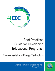 Best Practices Guide for Developing Educational Programs