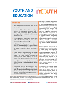 YOUTH AND EDUCATION