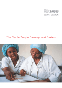 The Nestlé People Development Review