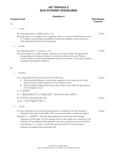 AP Physics 2 Student Sample Question 4