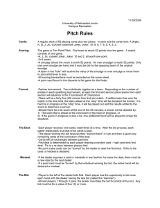 Pitch Rules - Campus Recreation - University of Nebraska–Lincoln