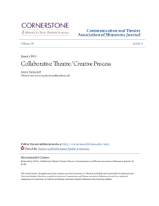 Collaborative Theatre/Creative Process - Cornerstone