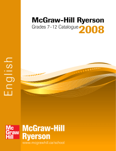English - McGraw-Hill Education Canada