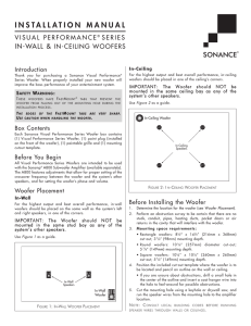 VP Woofer Manual