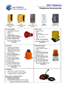 DAC Telephony Telephone Accessories