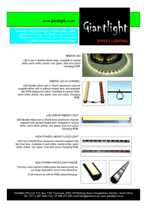 the Giantlight Catalogue Overview