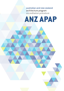 australian and new zealand architecture program