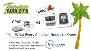 APAP vs. CPAP: What Every Clinician Needs to Know
