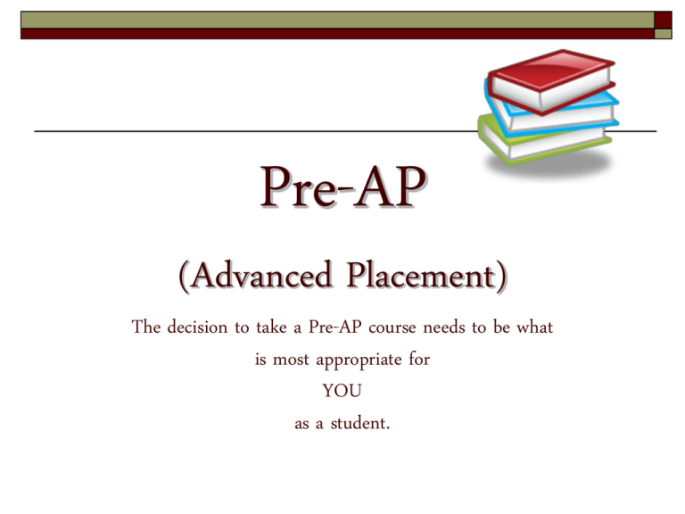 How Is Pre AP Different 