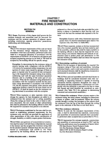 Chapter 7 Fire Resistant Materials and Construction