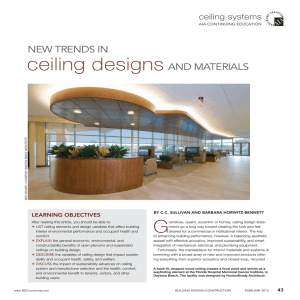 ceiling designs - BDC University