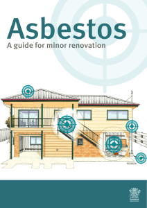 Asbestos - a guide for minor renovation