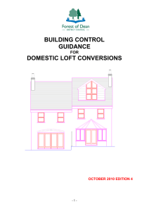 building control guidance domestic loft conversions