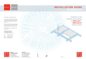 OWAconstruct® ceiling systems