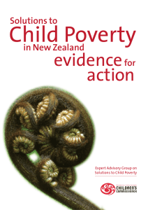 Solutions to Child Poverty in New Zealand: Evidence for Action