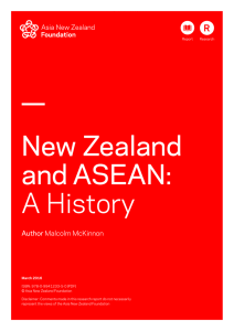 New Zealand and ASEAN: A History