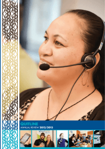 Quitline Annual Review