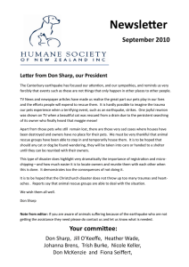 Newsletter - The Humane Society of NZ