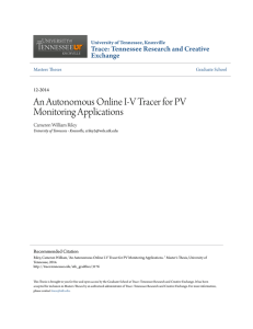 An Autonomous Online I-V Tracer for PV Monitoring Applications