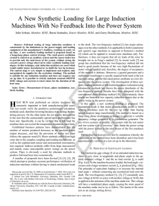 A New Synthetic Loading for Large Induction Machines With No