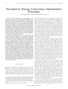 Pyroelectric Energy Conversion: Optimization Principles