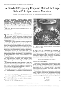 A Standstill Frequency Response Method for - Stoa Social