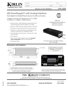 LED SmartSupply™ with Analog Interface