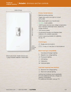 Specifications - Rexel Energy Solutions