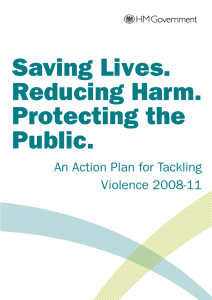 An Action Plan for Tackling Violence 2008-11