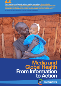 Media and Global Health From Information to Action