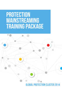 Protection Mainstreaming Training Package