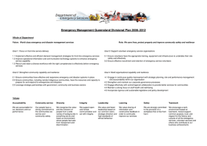 Emergency Management Queensland Divisional Plan 2008–2012