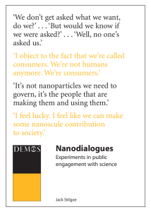 Nanodialogues